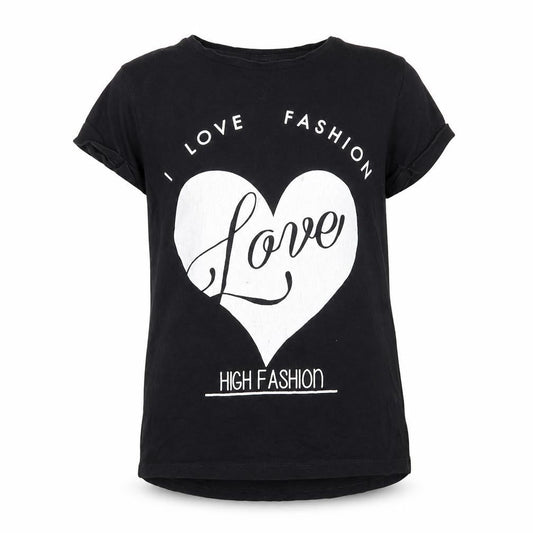 George Girls Black  Jersey Basic T-Shirt Size 10-11 Years  - I Love Fashion