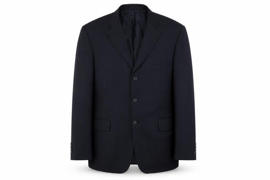 Armando Mens Blue Check  Jacket Suit Jacket Size XL