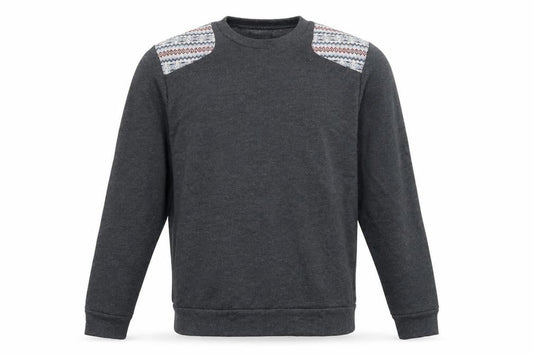 Topman Mens Blue Geometric Jersey Pullover Sweatshirt Size L
