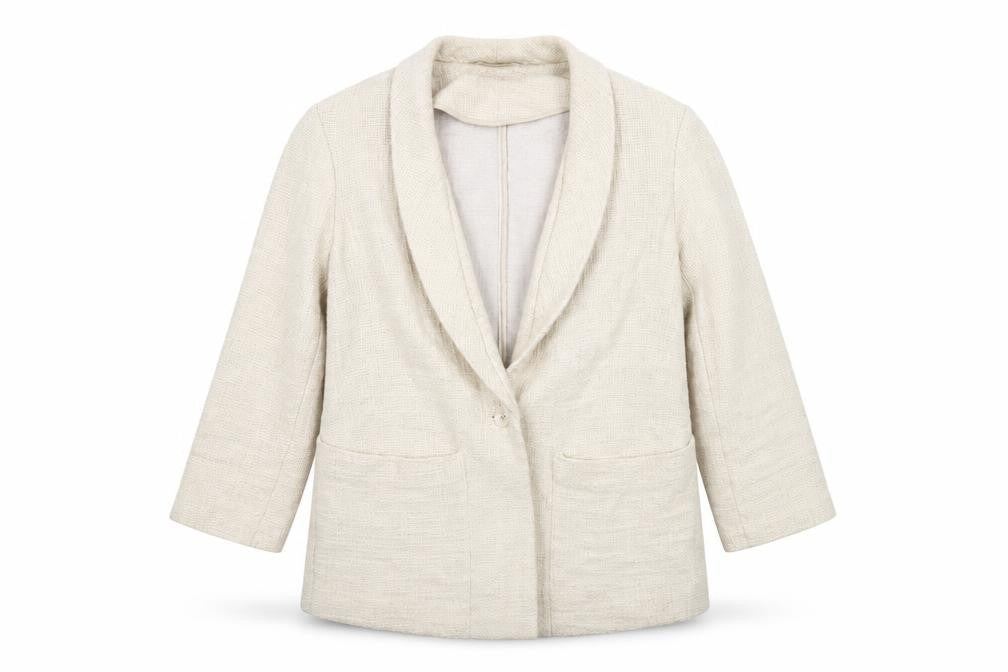 Skin and Threads Womens Ivory   Jacket Blazer Size M