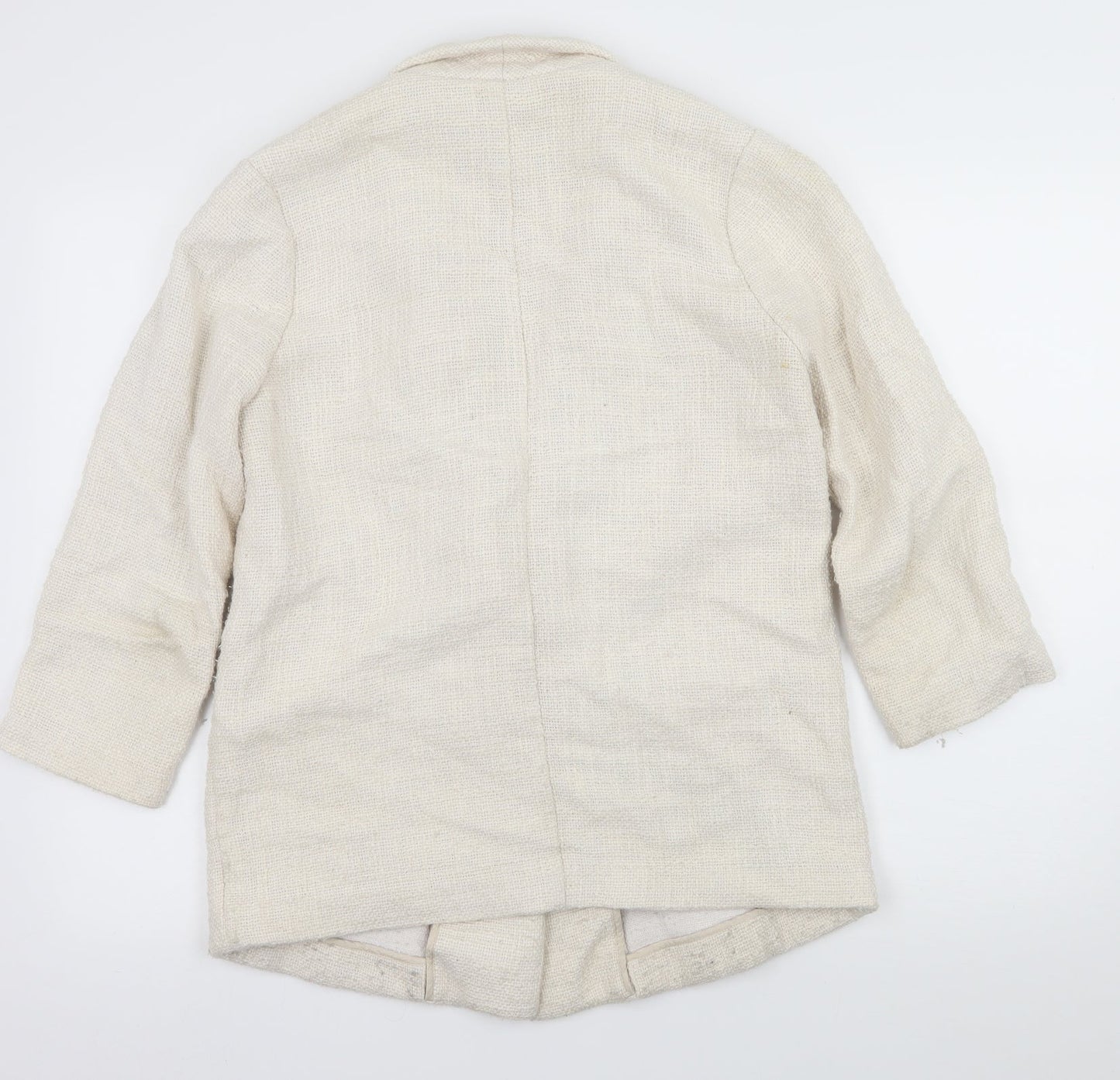 Skin and Threads Womens Ivory   Jacket Blazer Size M