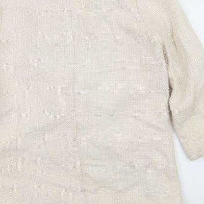 Skin and Threads Womens Ivory   Jacket Blazer Size M
