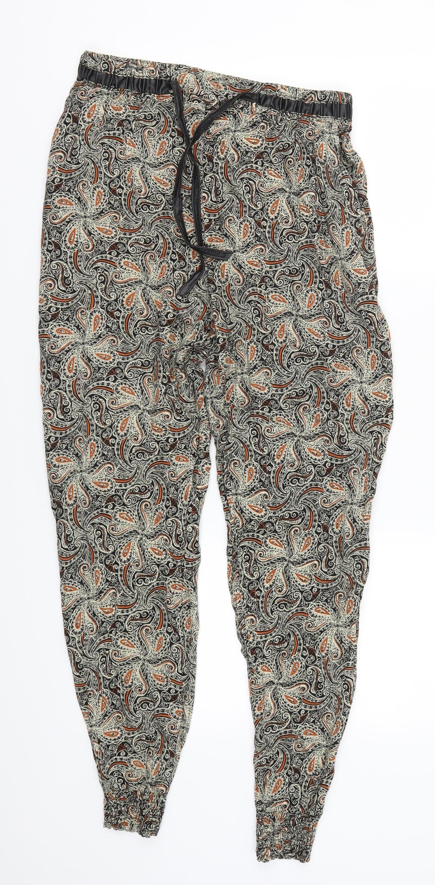Preworn Womens Brown Paisley  Trousers  Size 27 in L27 in