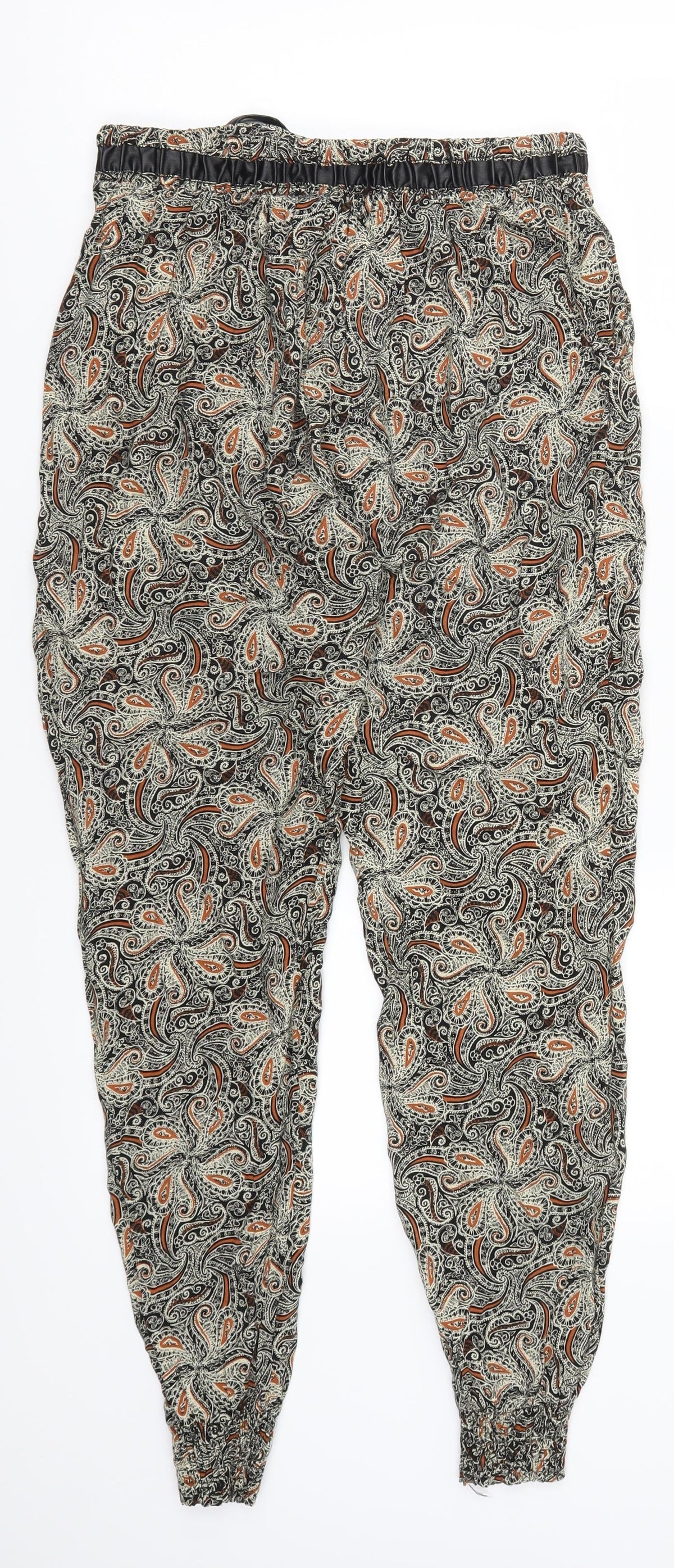 Preworn Womens Brown Paisley  Trousers  Size 27 in L27 in