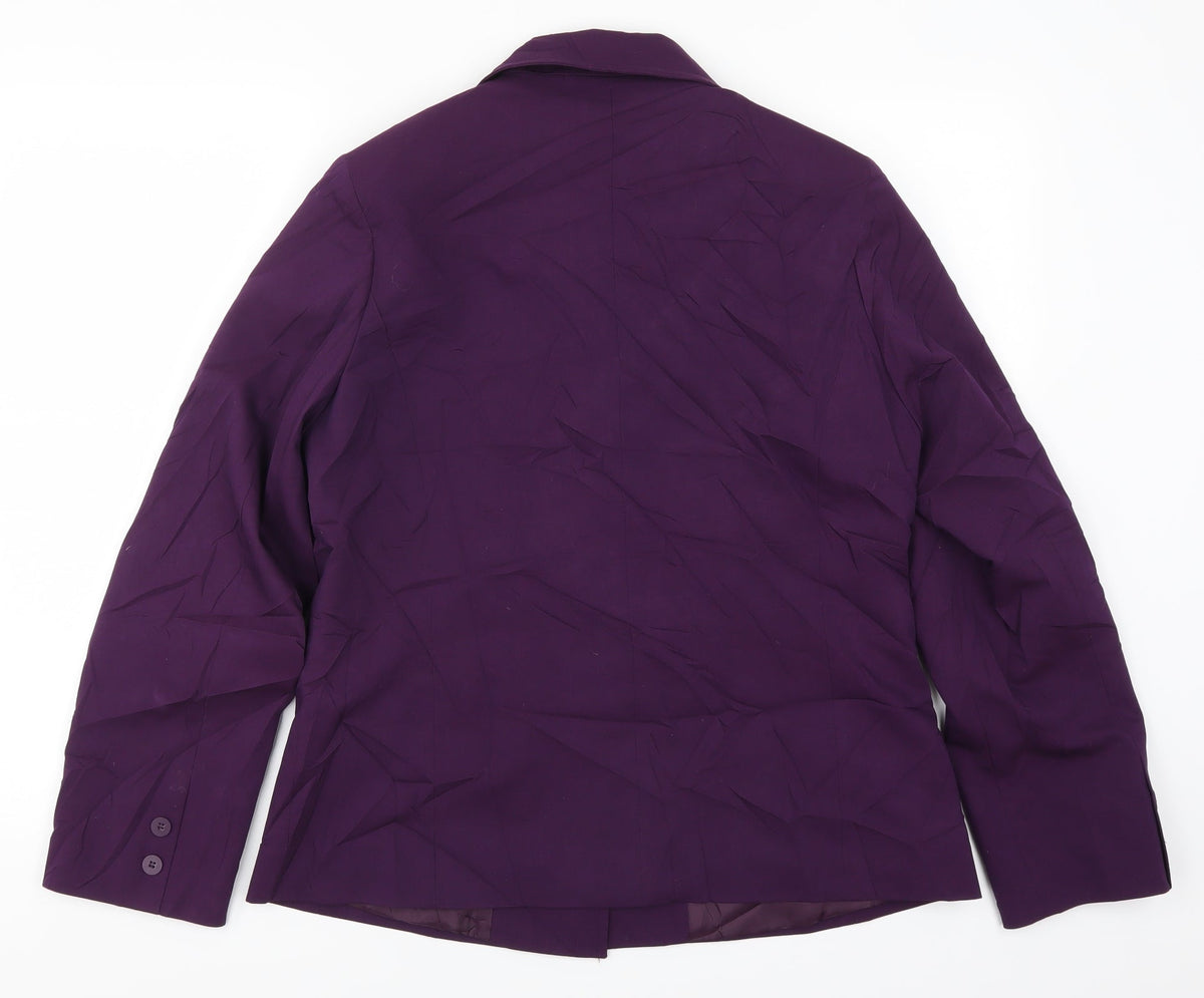Wardrobe Womens Purple   Jacket  Size 12