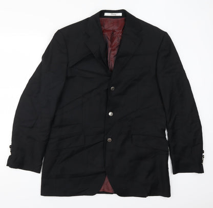 Preloved NEXT Mens Black   Jacket Suit Jacket Size 40 - Front