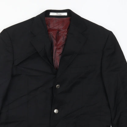 Preloved NEXT Mens Black   Jacket Suit Jacket Size 40 - Detail
