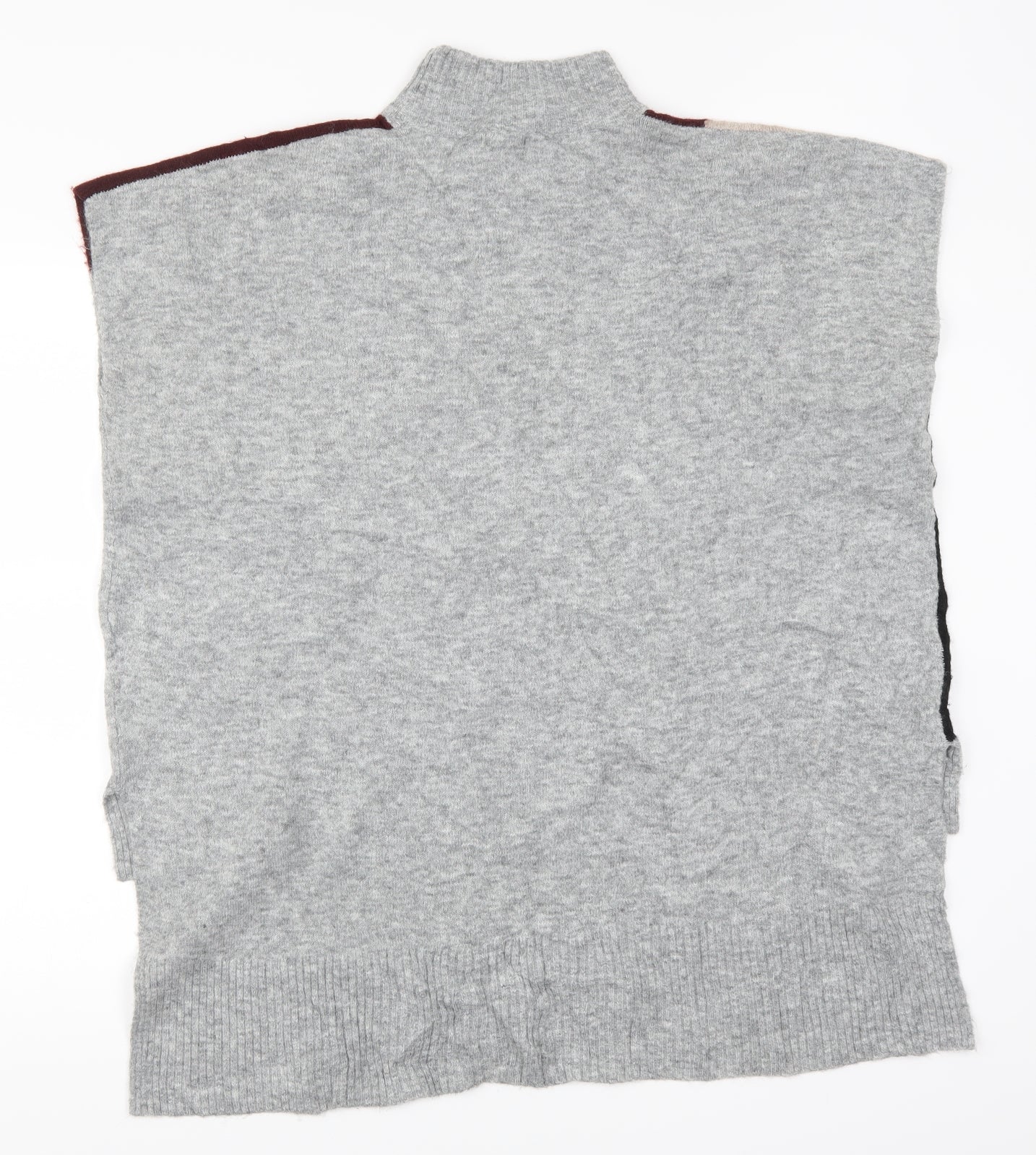 River Island Womens Grey Geometric  Pullover Jumper Size 10