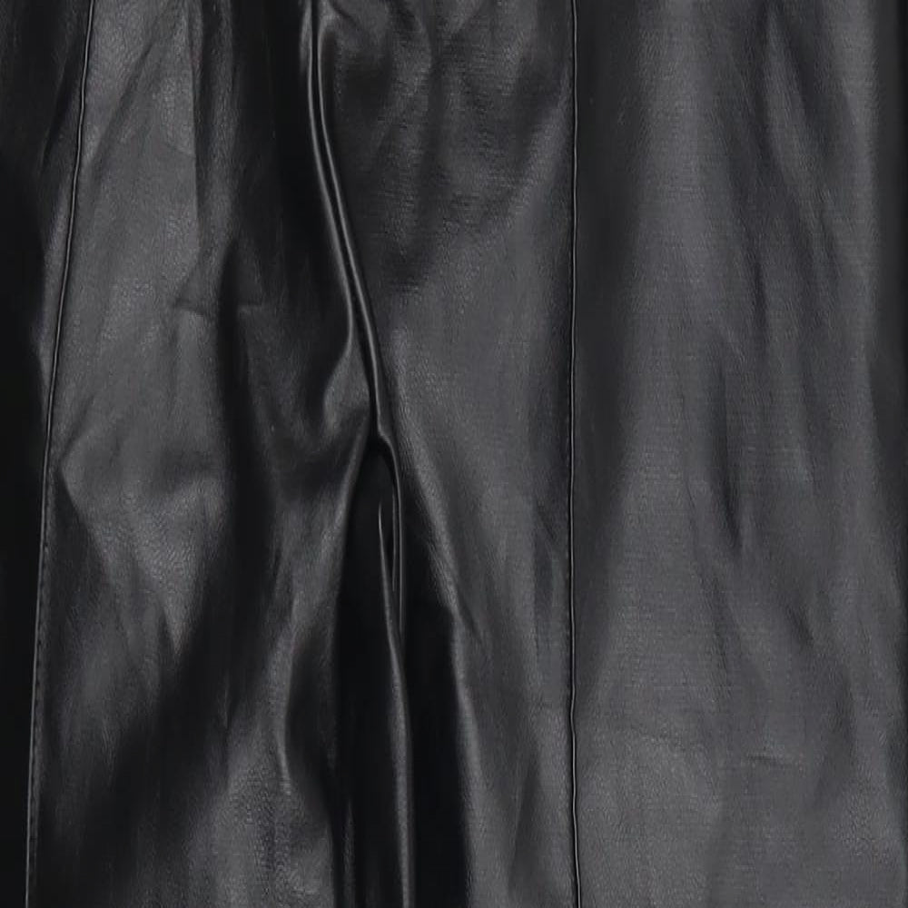 Missguided Womens Black   Trousers  Size 6 L26 in