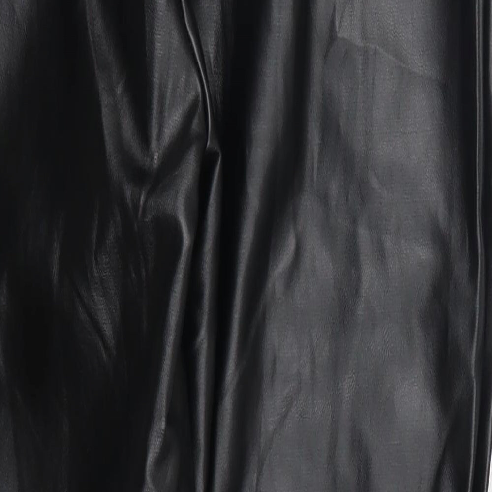 Missguided Womens Black   Trousers  Size 6 L26 in