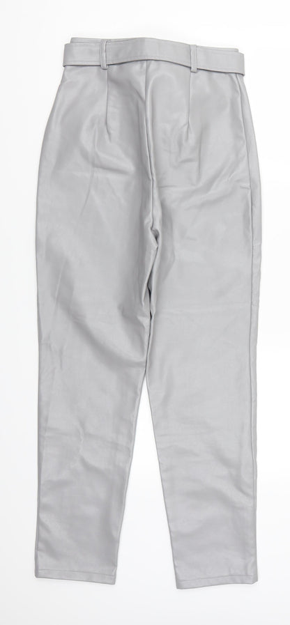 Preloved Missguided Womens Grey   Trousers  Size 6 L27 in - Back