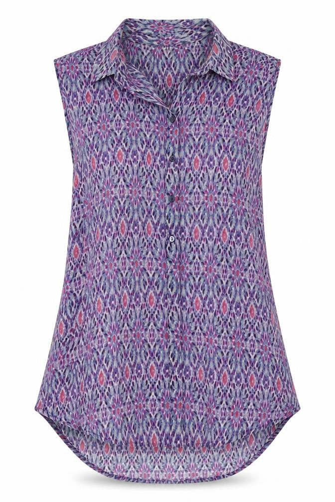 H&M Womens Purple   Basic Blouse Size 8