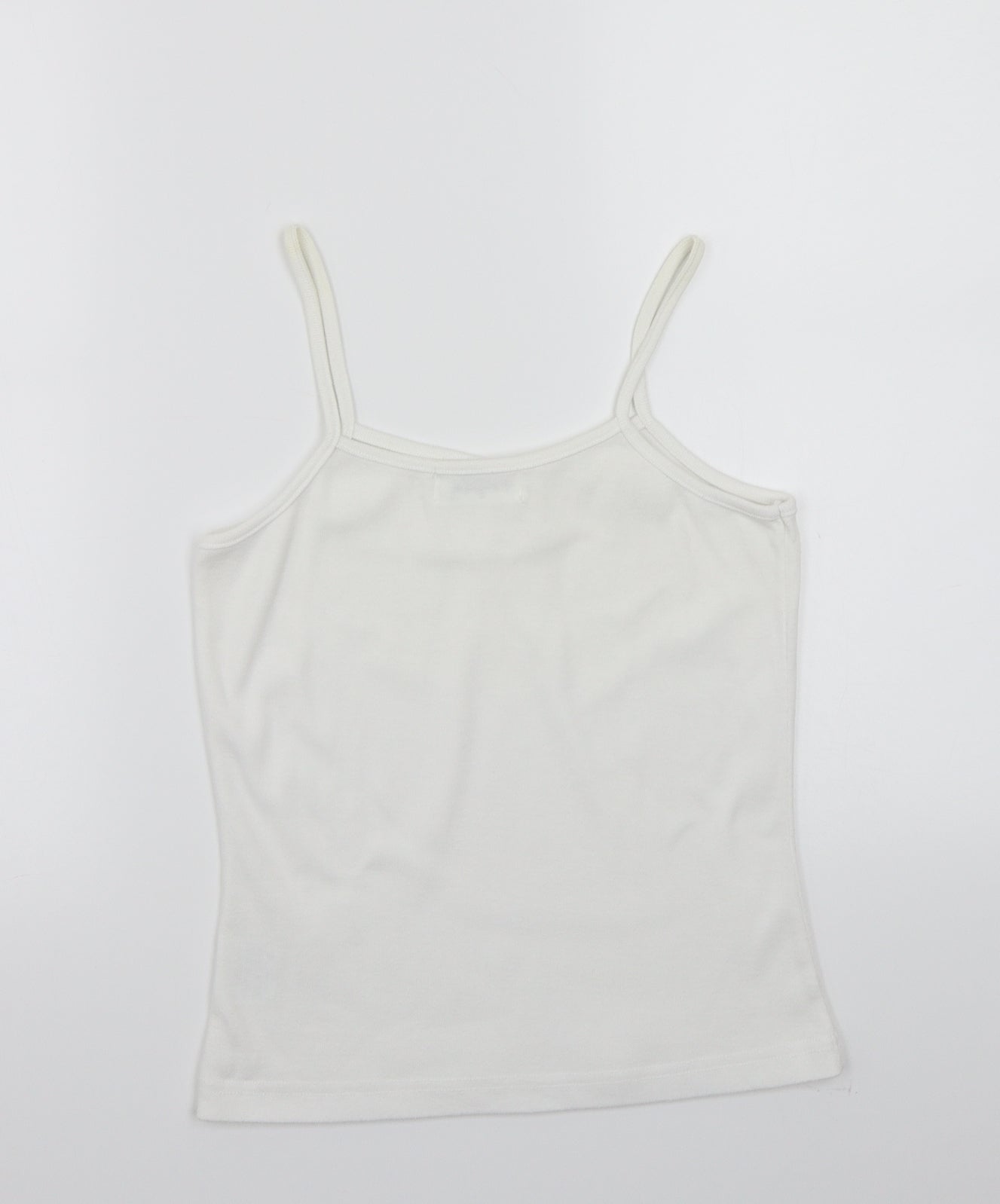fabrizio Womens White   Basic T-Shirt Size M