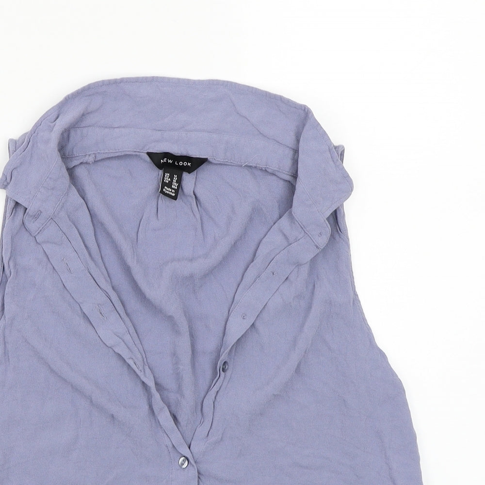 Newlook Womens Blue   Basic Button-Up Size 14