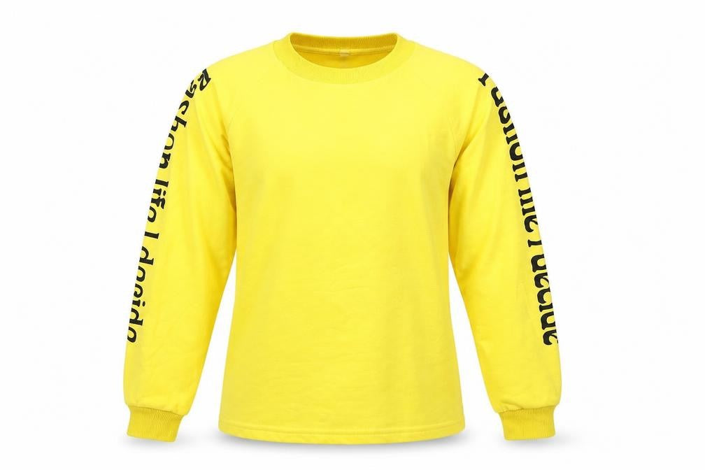 Preworn Girls Yellow  Rayon Pullover Jumper Size S