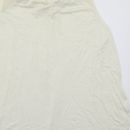 Preloved Primark Womens Ivory   Basic T-Shirt Size 8 - Label