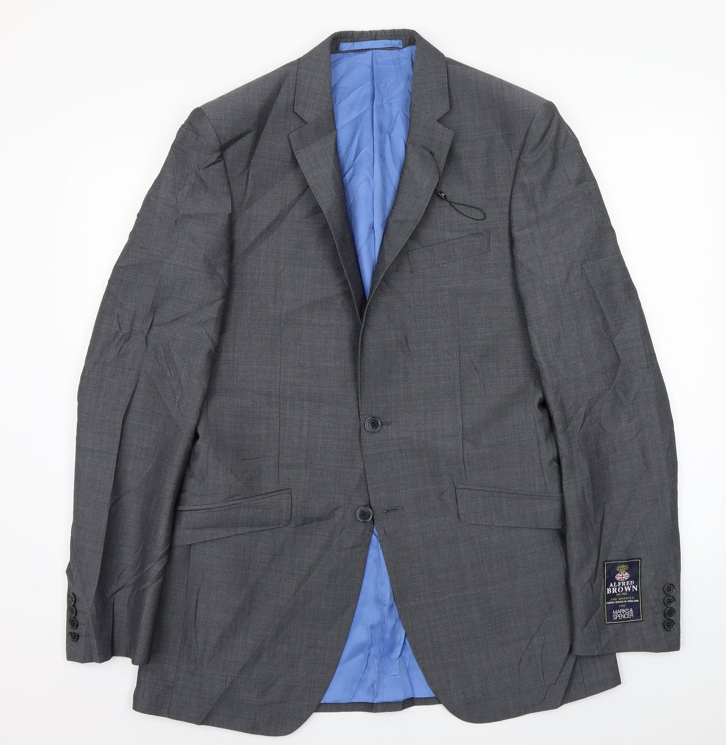 Marks and Spencer Mens Grey   Jacket Suit Jacket Size 38