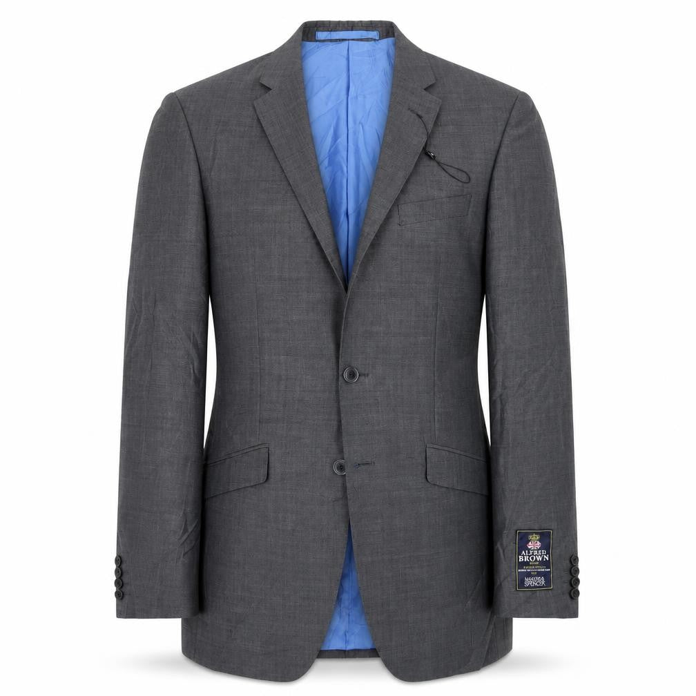Marks & Spencer Mens Grey   Jacket Suit Jacket Size 38