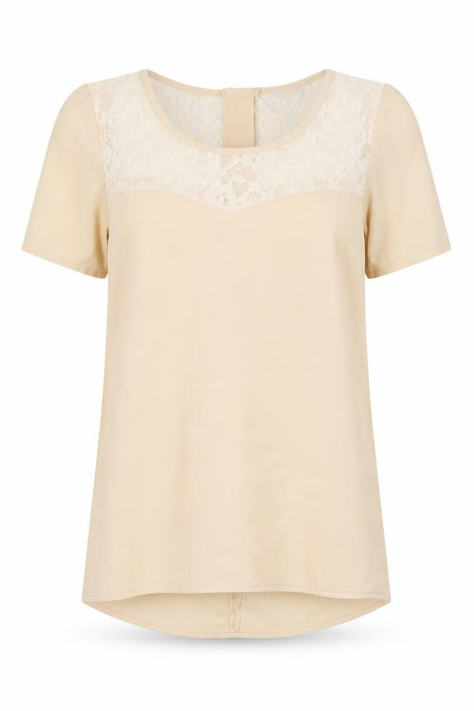 New Look Womens Pink   Basic Blouse Size 8