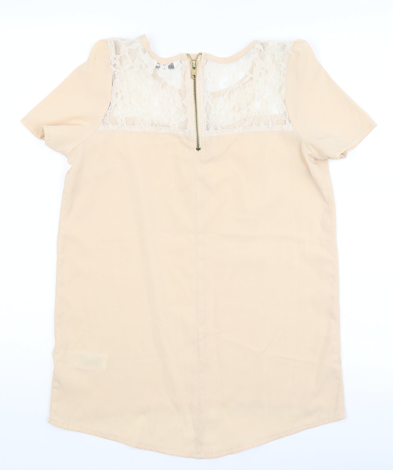 New Look Womens Pink   Basic Blouse Size 8