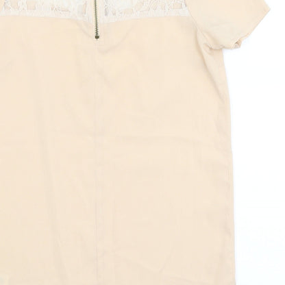 New Look Womens Pink   Basic Blouse Size 8