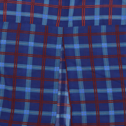 Heart and Soul Womens Blue Check  Basic Blouse Size 16