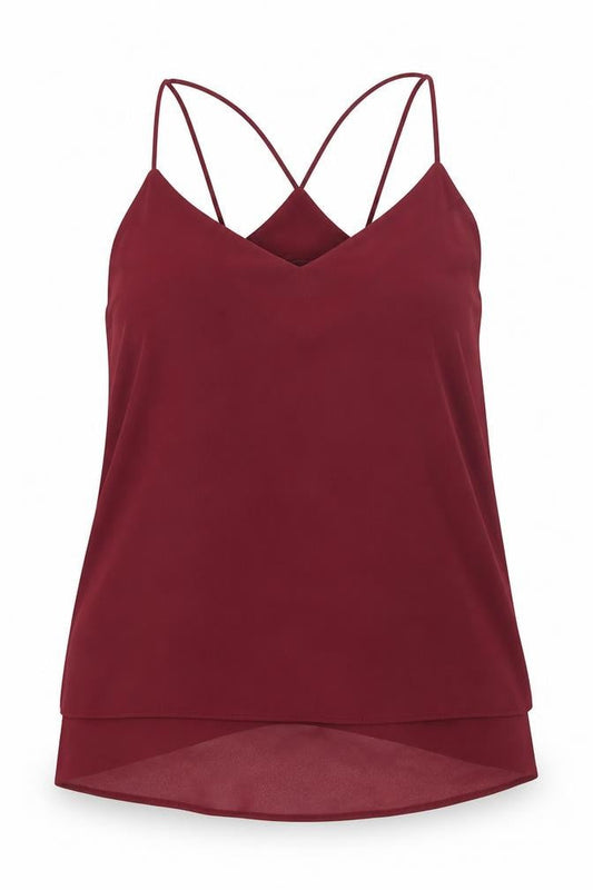 New Look Womens Red   Camisole Tank Size 10