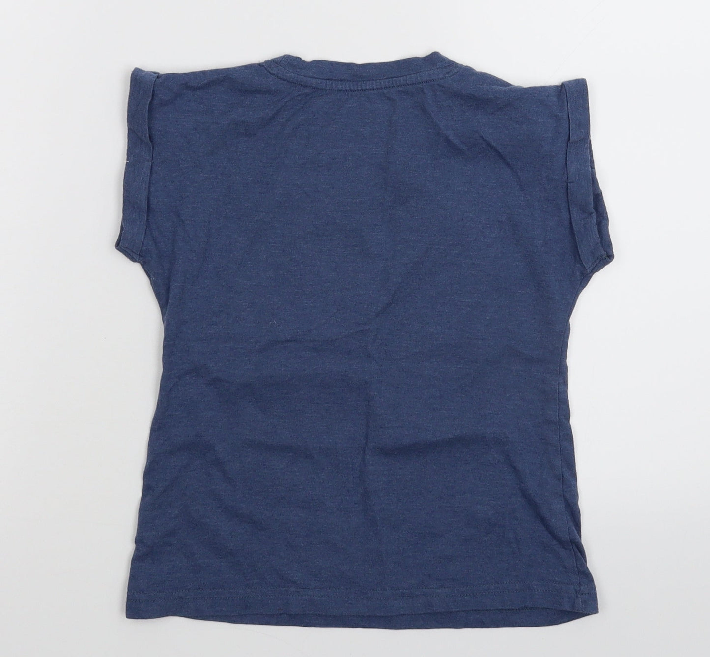 Pep&Co Boys Black   Basic T-Shirt Size 6-7 Years