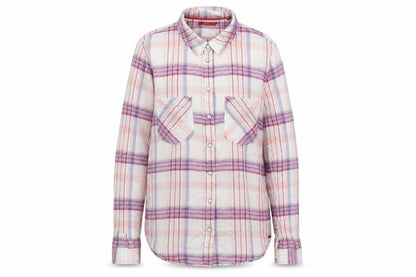edc by Esprit Womens White Check  Basic Button-Up Size S