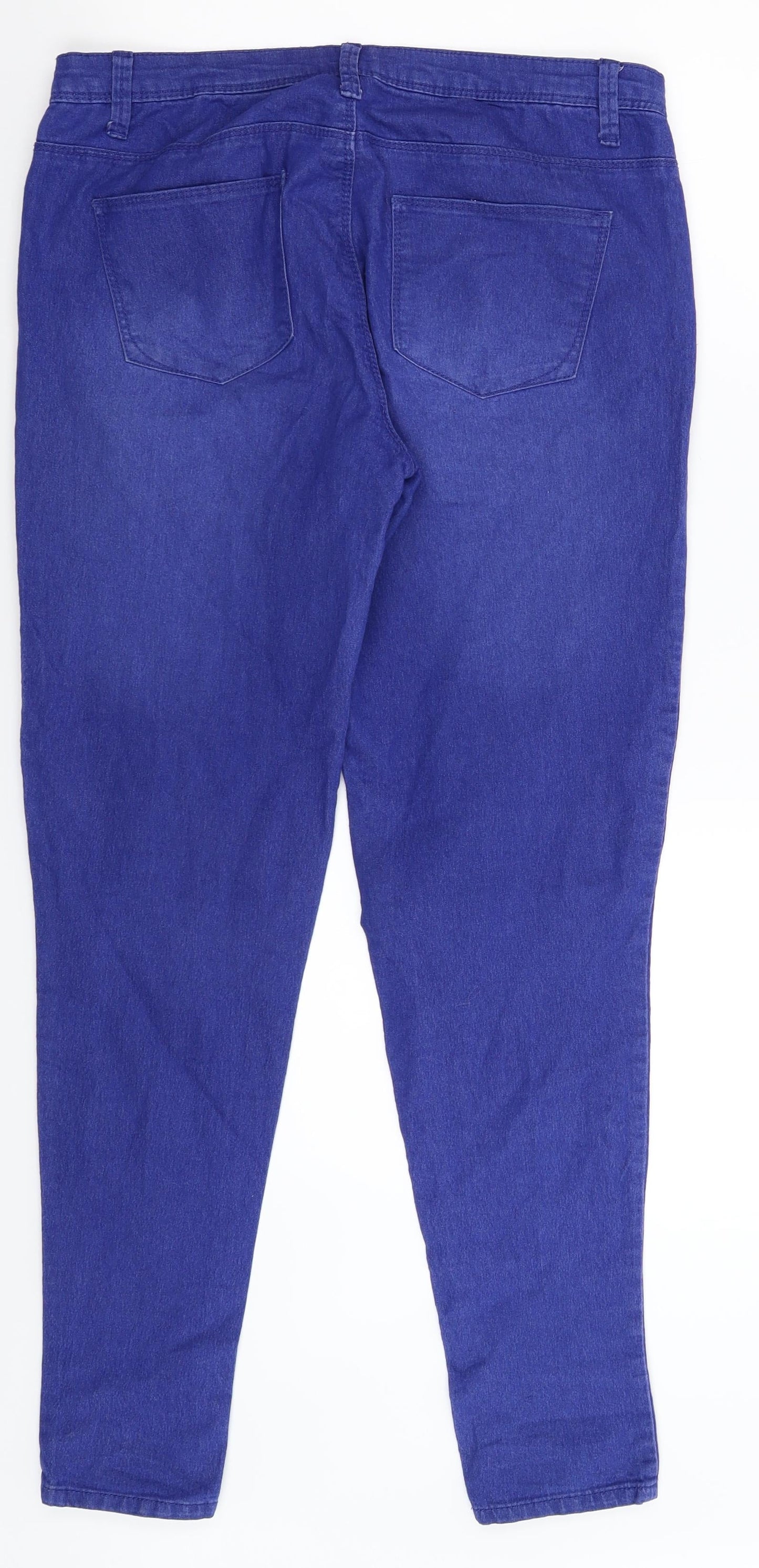 Denim & Co. Womens Blue  Denim Jegging Jeans Size 12 L30 in