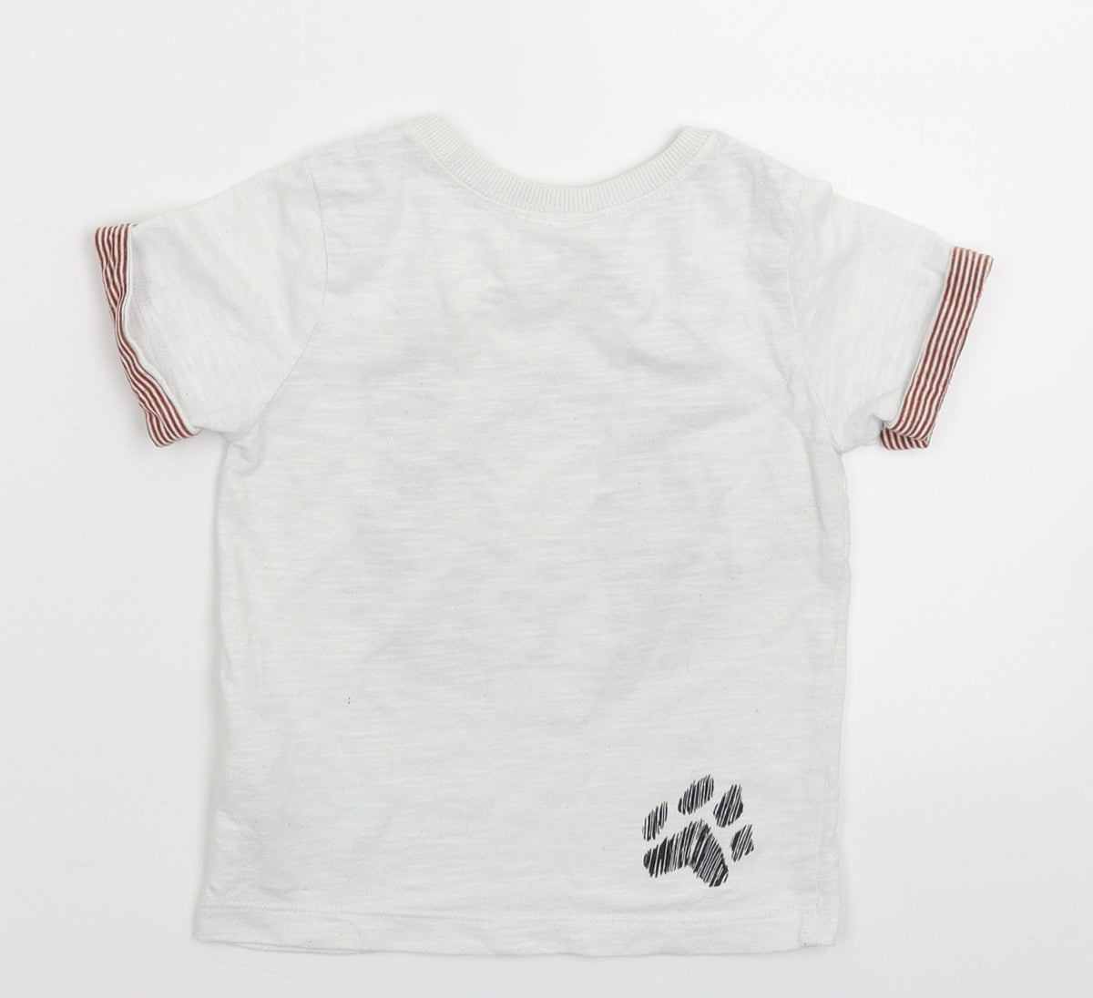 Rorie Whelan Boys White   Basic T-Shirt Size 2-3 Years