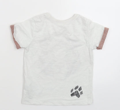 Rorie Whelan Boys White   Basic T-Shirt Size 2-3 Years