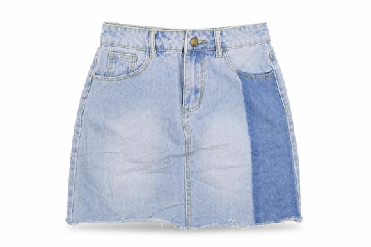 PRETTYLITTLETHING Womens Blue  Denim Mini Skirt Size 6