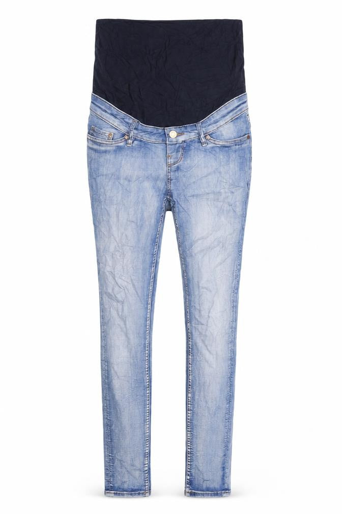 H&M Womens Blue  Denim Skinny Jeans Size 10 L29 in