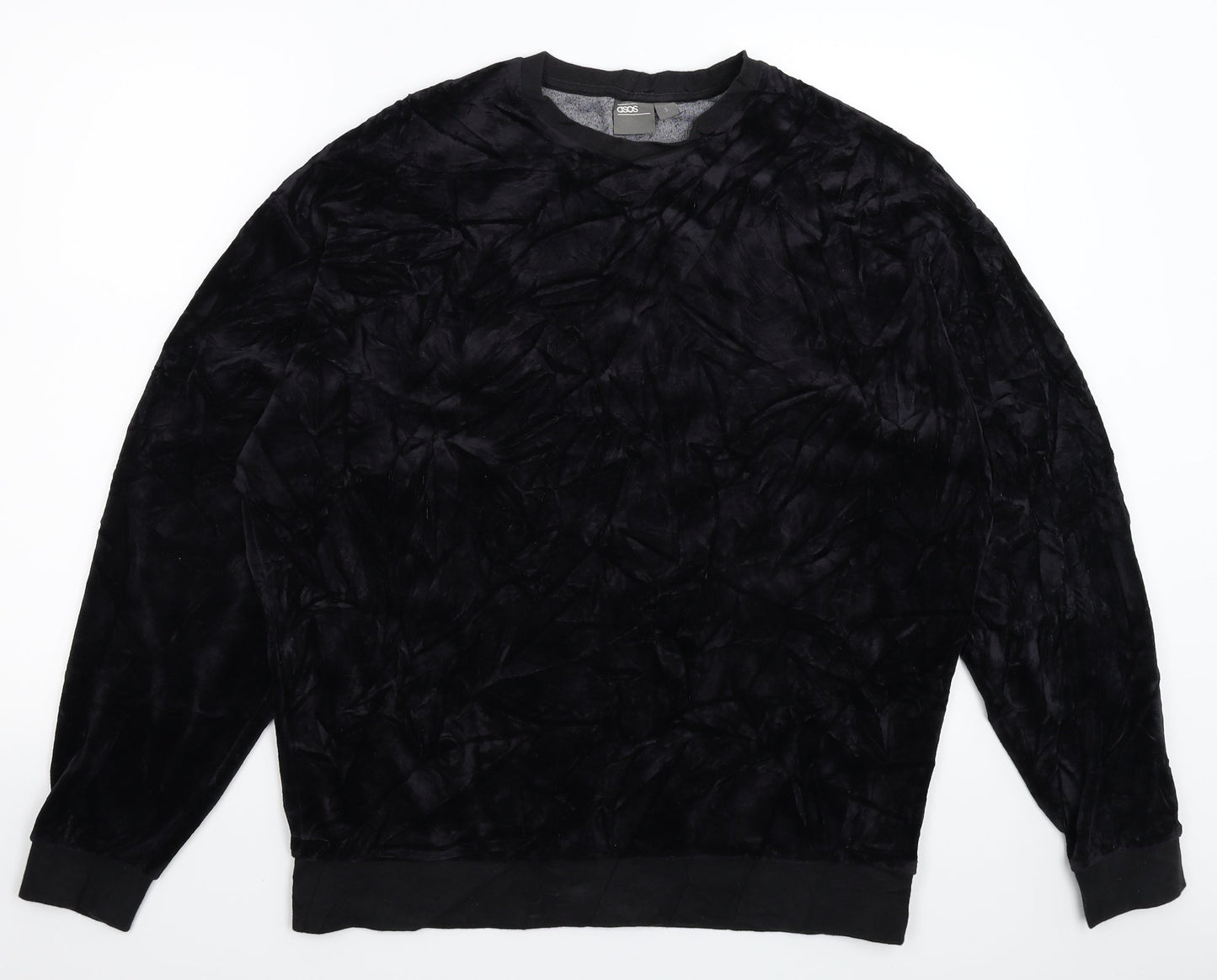 ASOS Mens Black   Pullover Sweatshirt Size S
