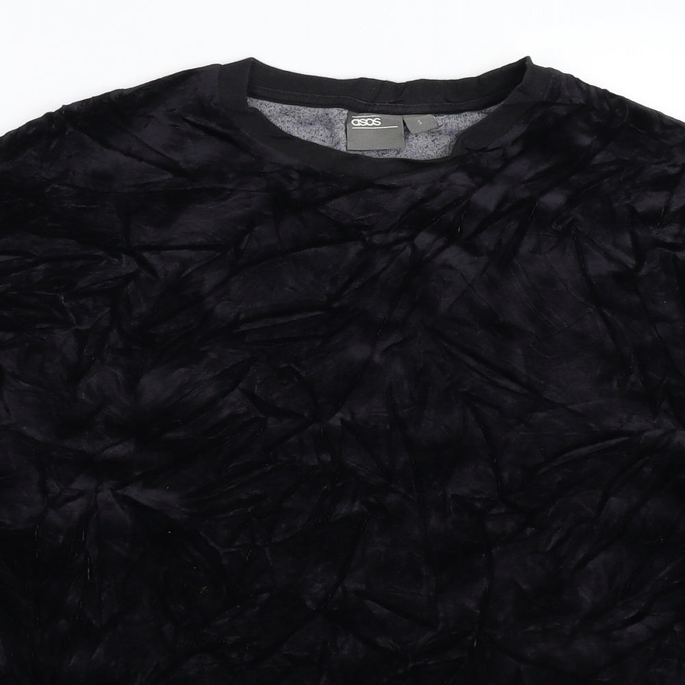 ASOS Mens Black   Pullover Sweatshirt Size S