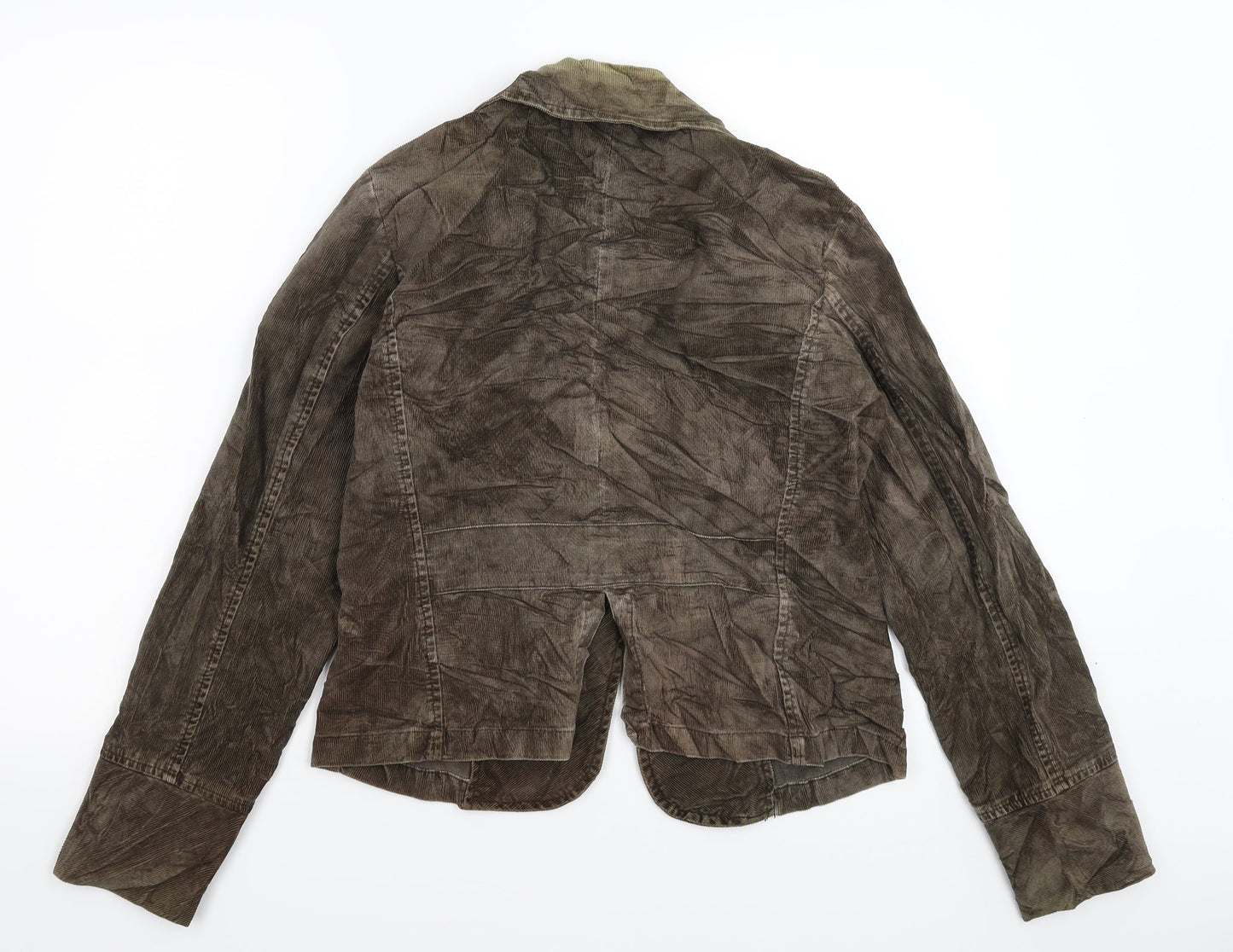 Per Una Womens Grey  Corduroy Jacket Blazer Size 14