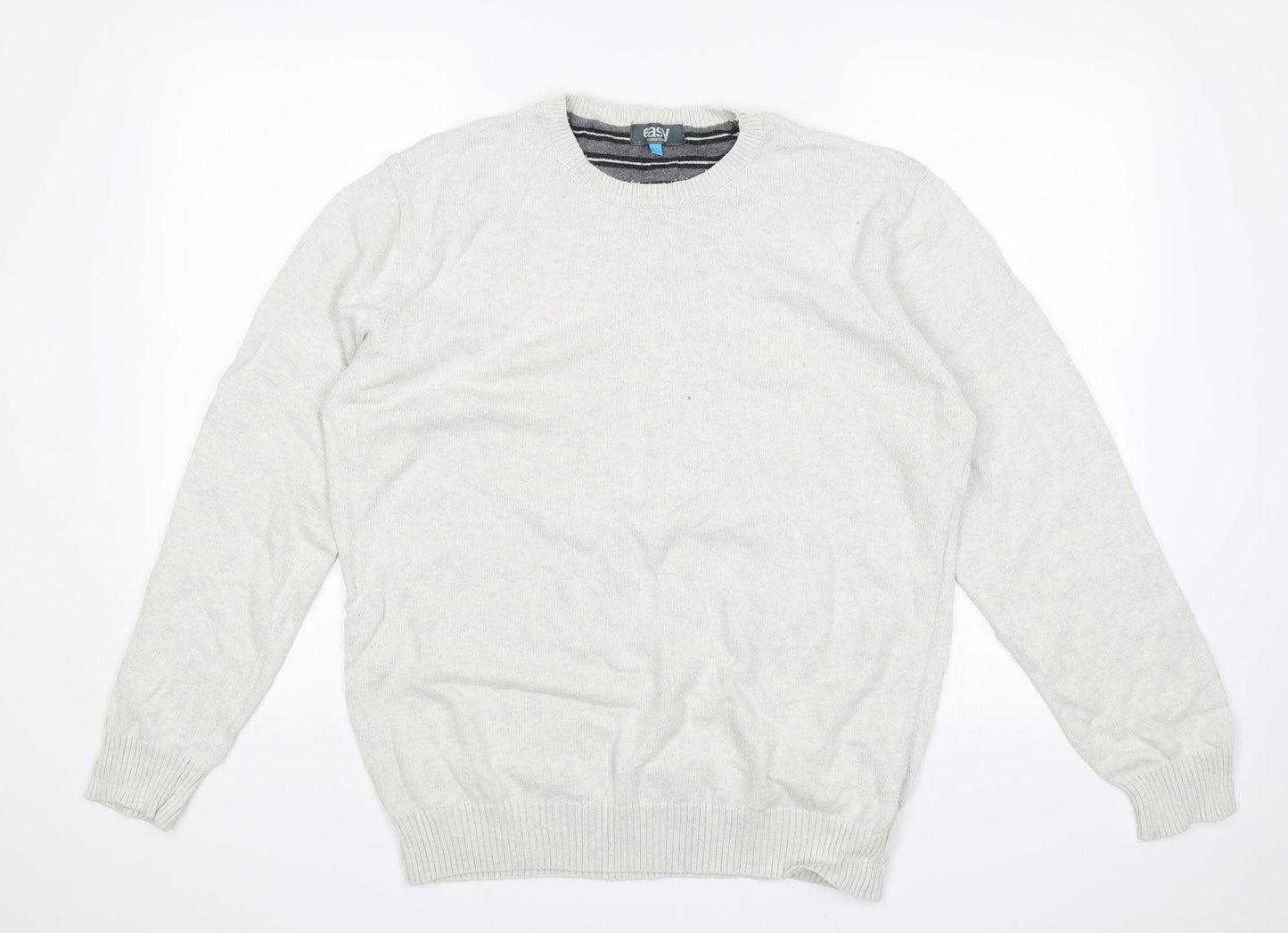 Easy Womens Grey   Pullover Jumper Size L