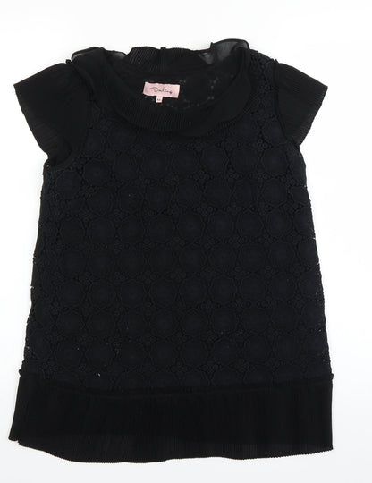 Preloved Darling Womens Black   Basic Blouse Size XS - Front