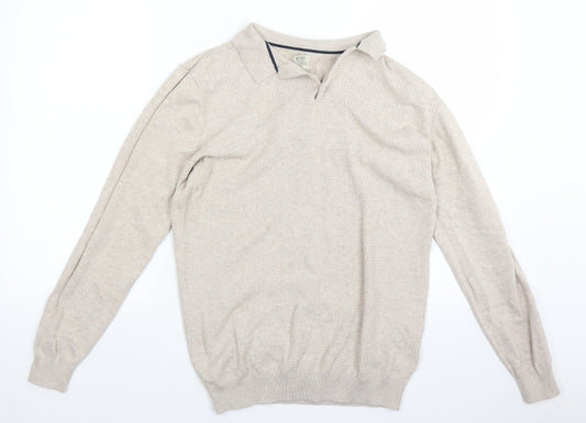 Acw85 Womens Beige   Pullover Jumper Size S