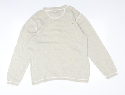 Preloved NEXT Womens Beige   Pullover Jumper Size L - Back