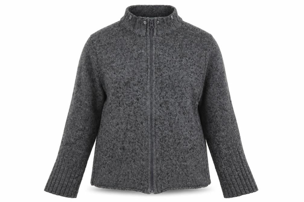 Marks & Spencer Womens Grey   Full Zip Jumper Size 16