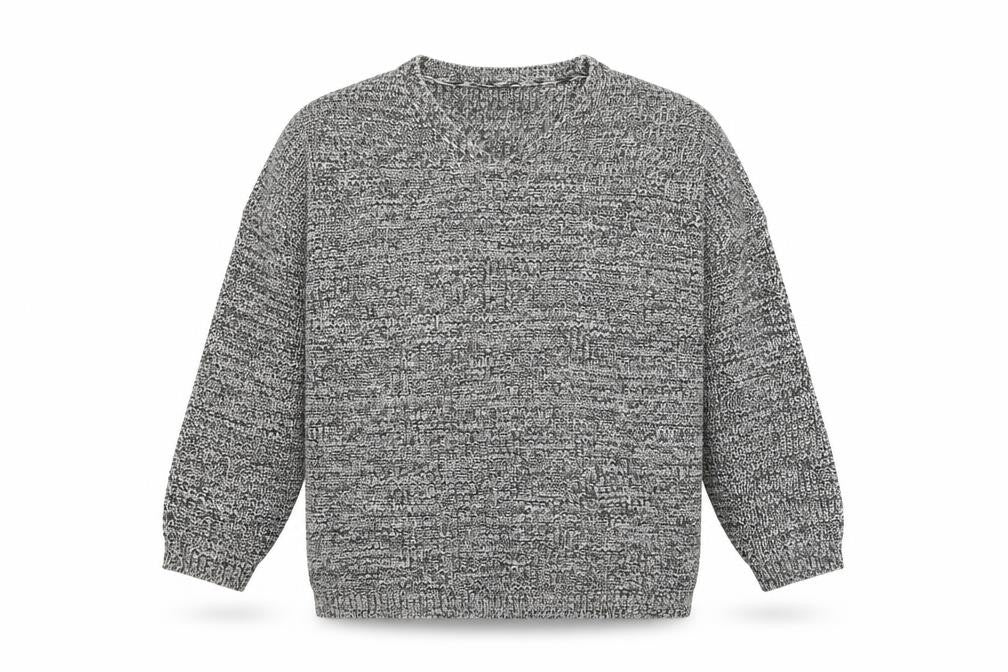 Me Jane Womens Grey  Knit Pullover Jumper Size M