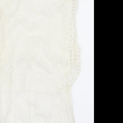 Womens Beige   A-Line  Size 8  - m