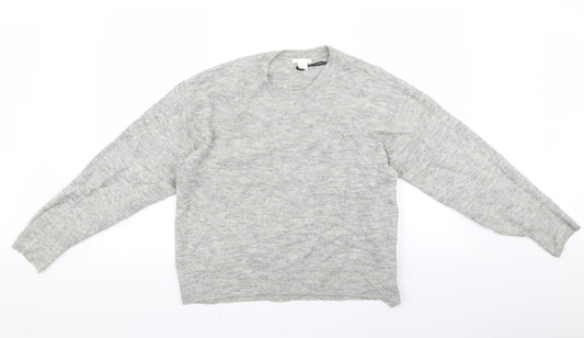 H&M Womens Grey   Pullover Jumper Size S