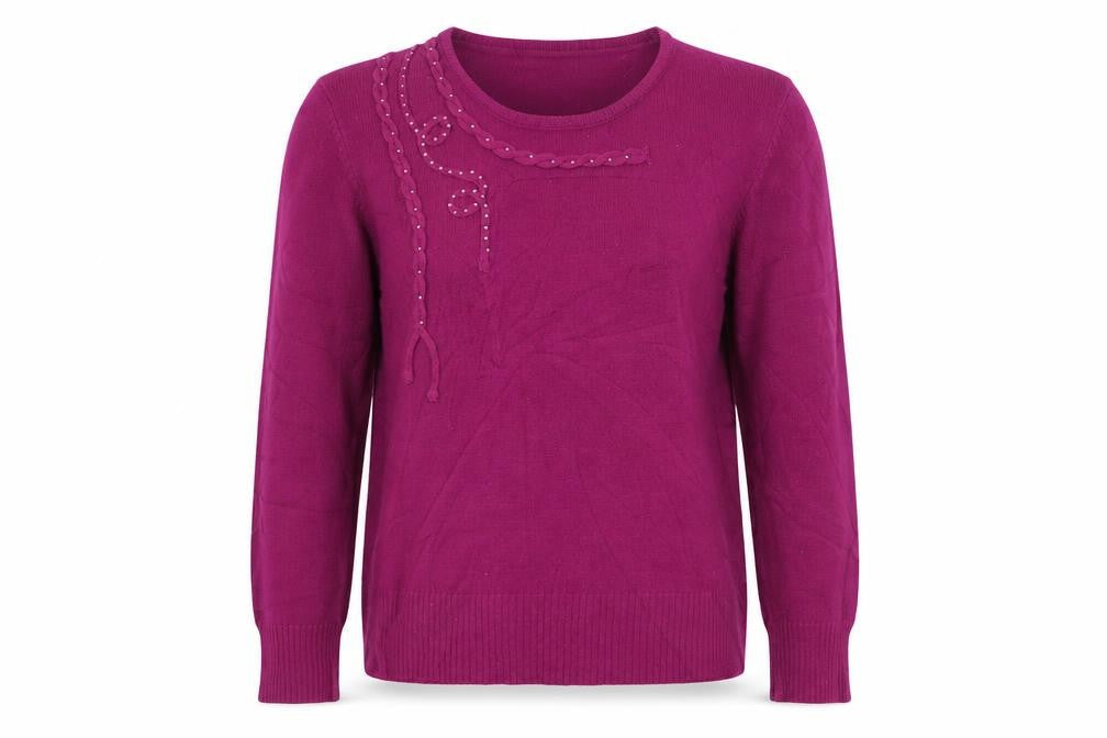 paromre Womens Pink   Pullover Jumper Size L
