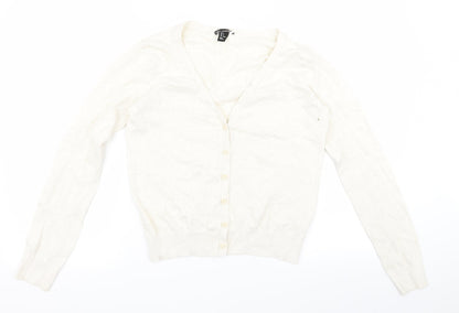 Preloved H&M Womens Beige   Pullover Jumper Size S - Front