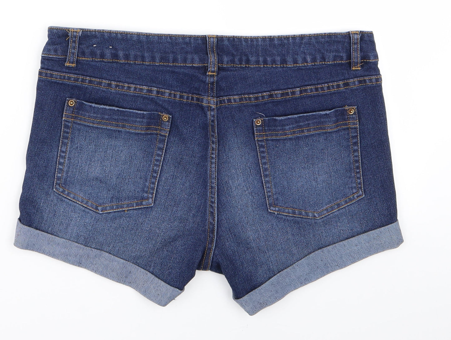 Preworn Womens Blue   Hot Pants Shorts Size 14