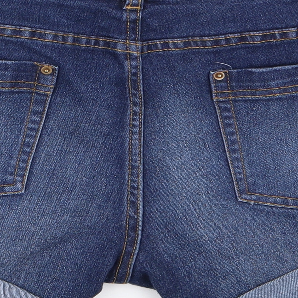 Preworn Womens Blue   Hot Pants Shorts Size 14