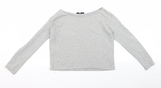 Missguided Womens Grey   Pullover Jumper Size 12
